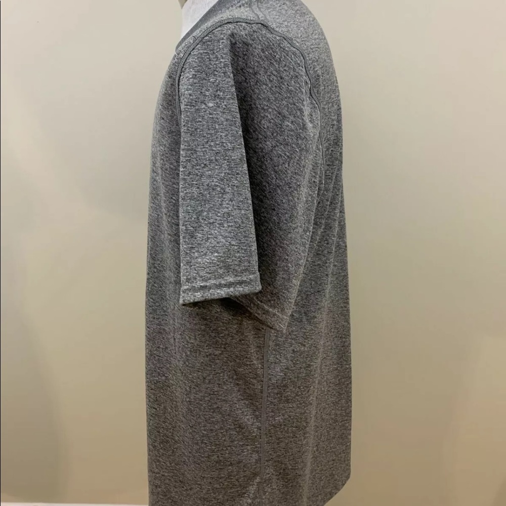 Mens Nike Dri Fit T-Shirt Swoosh Jordan Gray - Picture 2 of 8